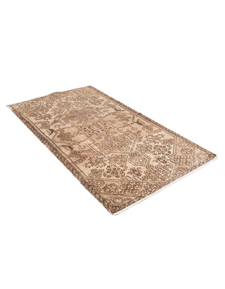 Detail image of  3' 2 x 5' 9  Hand Knotted Ultra Vintage Persian Wool Rug