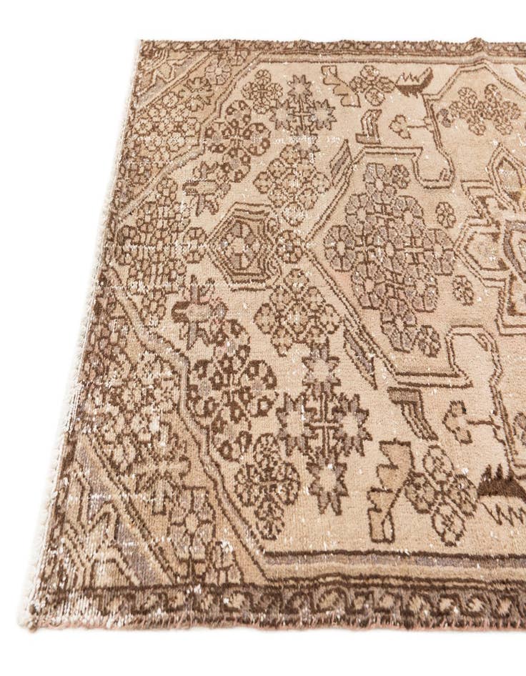 Detail image of  3' 2 x 5' 9  Hand Knotted Ultra Vintage Persian Wool Rug