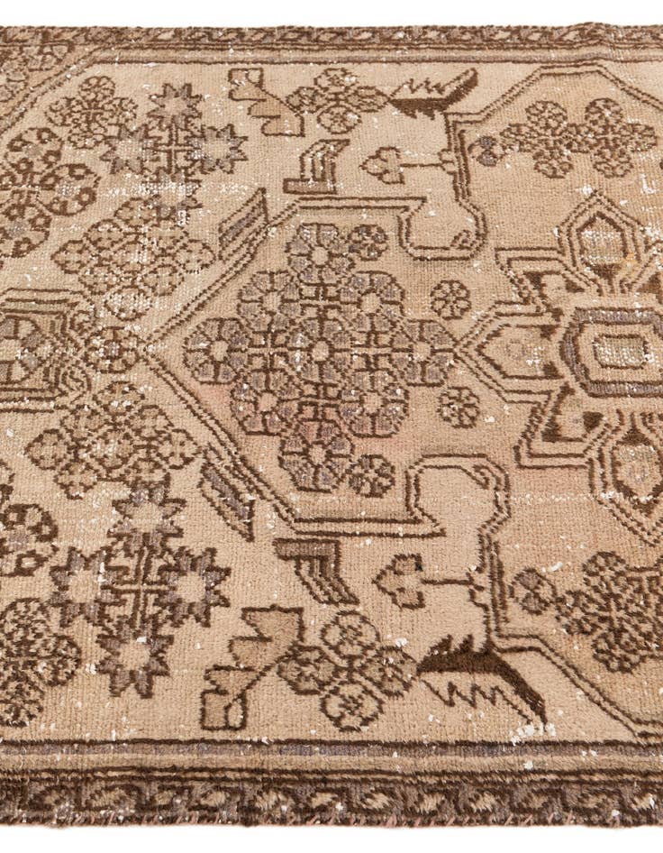 Detail image of  3' 2 x 5' 9  Hand Knotted Ultra Vintage Persian Wool Rug