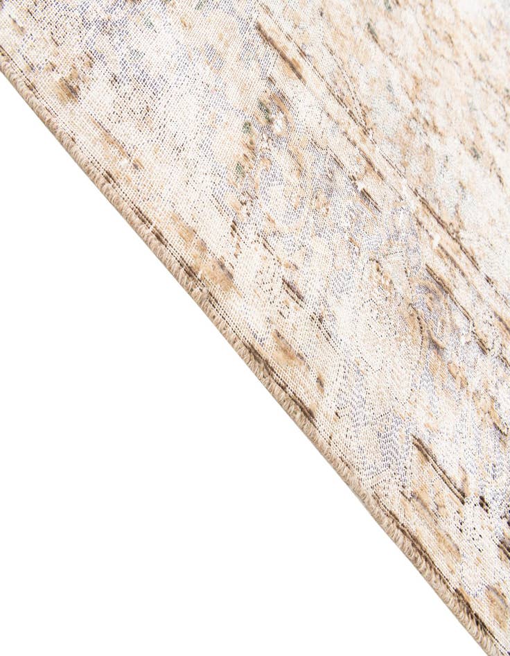 Detail image of  4' 10 x 8'  Hand Knotted Ultra Vintage Persian Wool Rug