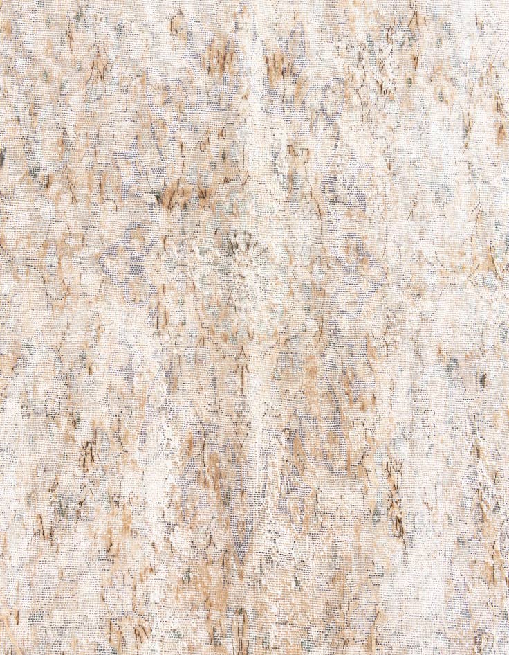 Detail image of  4' 10 x 8'  Hand Knotted Ultra Vintage Persian Wool Rug