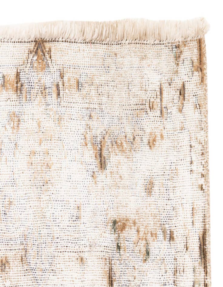 Detail image of  4' 10 x 8'  Hand Knotted Ultra Vintage Persian Wool Rug