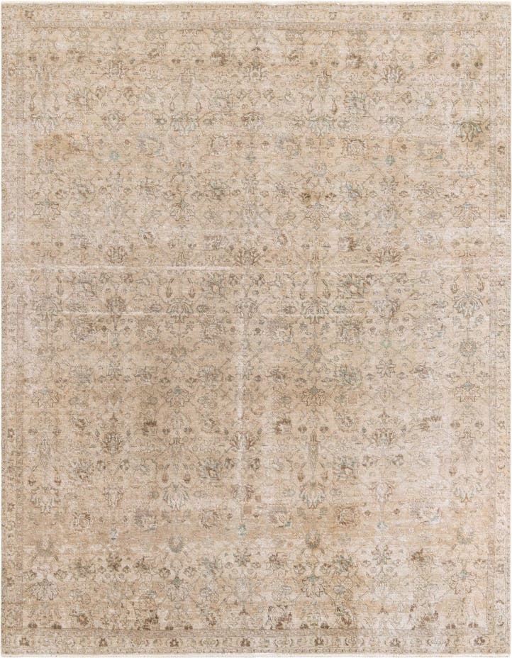  7' 5 x 10' 7  Hand Knotted Ultra Vintage Persian W...