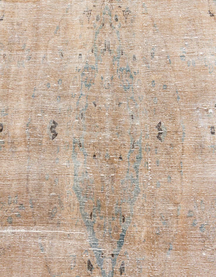 Detail image of  7' x 10' 7  Hand Knotted Ultra Vintage Persian Wool Rug