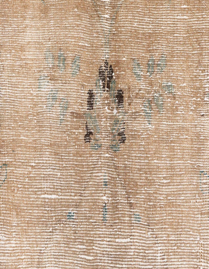 Detail image of  7' x 10' 7  Hand Knotted Ultra Vintage Persian Wool Rug