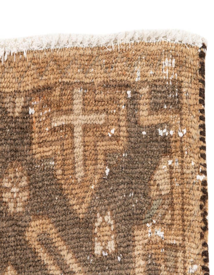 Detail image of  4' 2 x 5' 10  Hand Knotted Ultra Vintage Persian Wool Rug