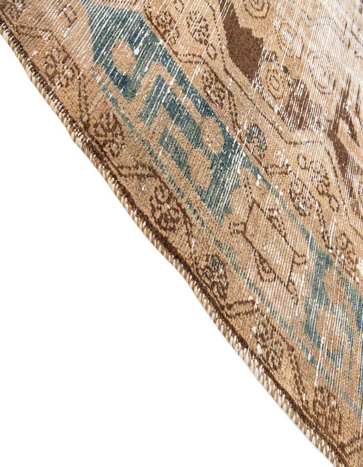 Detail image of  4' x 6' 8  Hand Knotted Ultra Vintage Persian Wool Rug