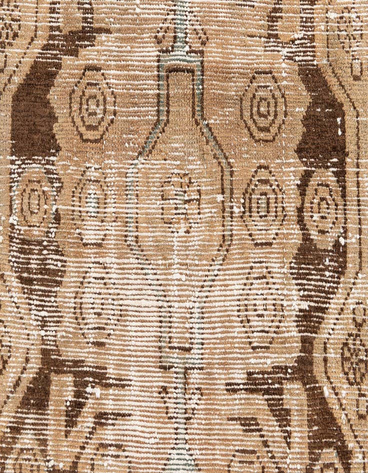 Detail image of  4' x 6' 8  Hand Knotted Ultra Vintage Persian Wool Rug