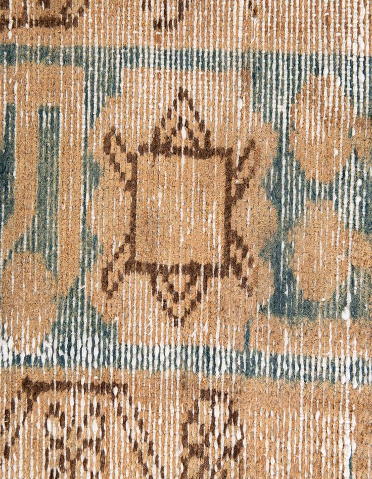 Detail image of  4' x 6' 8  Hand Knotted Ultra Vintage Persian Wool Rug