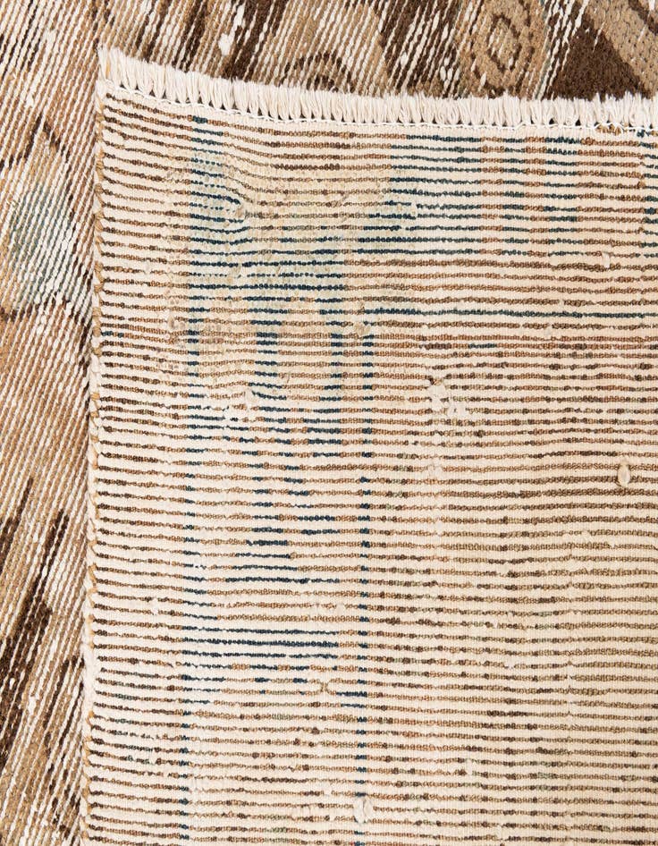 Detail image of  4' x 6' 8  Hand Knotted Ultra Vintage Persian Wool Rug