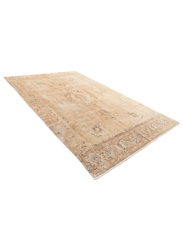 Detail image of  7' 2 x 11' 3  Hand Knotted Ultra Vintage Persian Wool Rug