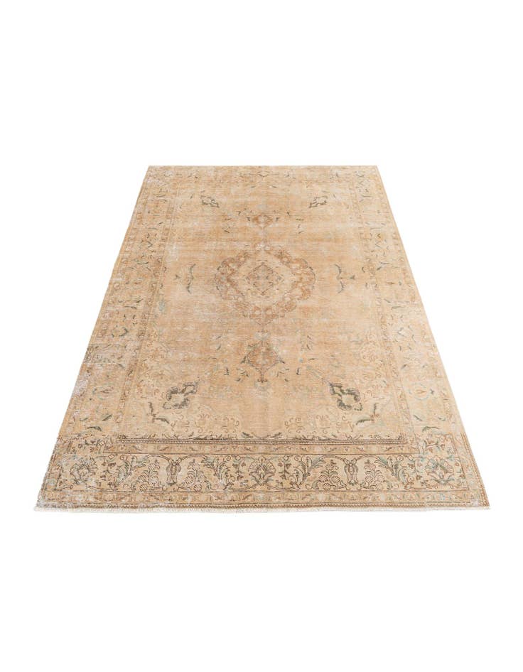 Detail image of  7' 2 x 11' 3  Hand Knotted Ultra Vintage Persian Wool Rug