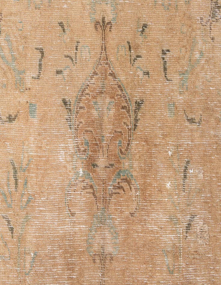 Detail image of  7' 2 x 11' 3  Hand Knotted Ultra Vintage Persian Wool Rug