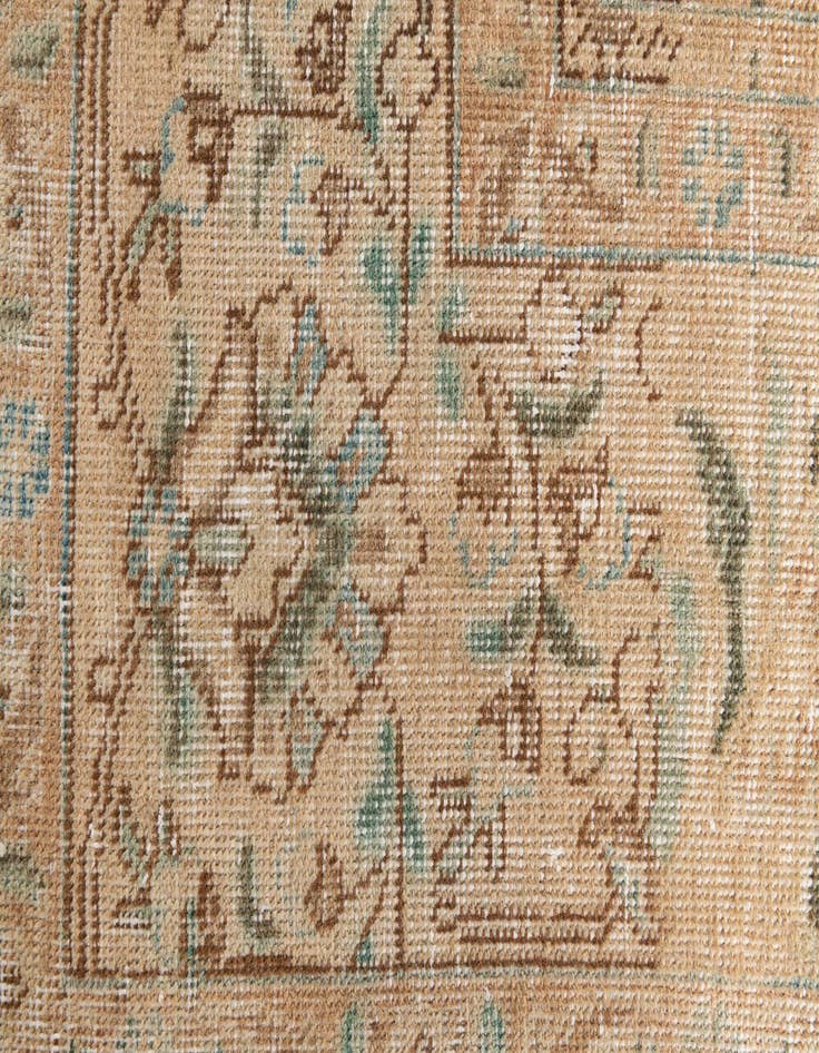 Detail image of  7' 2 x 11' 3  Hand Knotted Ultra Vintage Persian Wool Rug