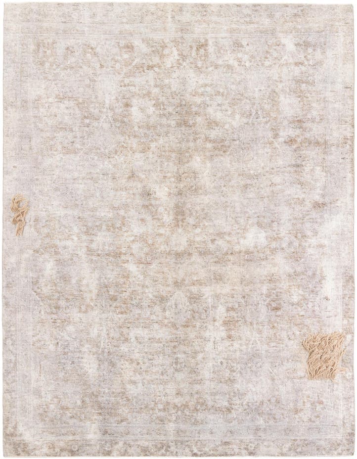 8' 1 x 10' 9  Hand Knotted Ultra Vintage Persian W...