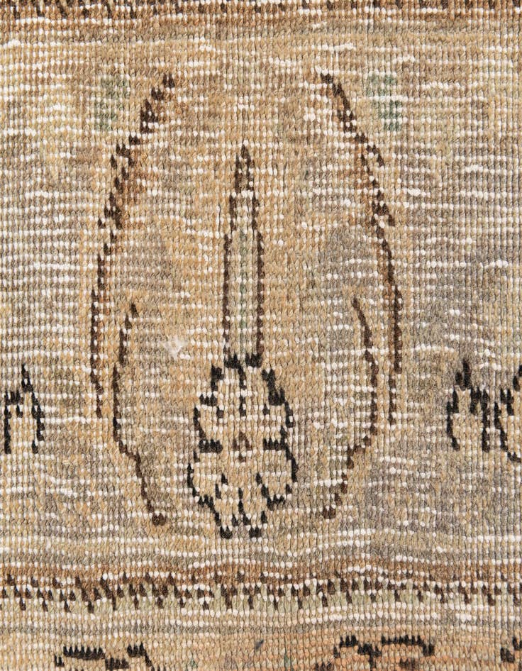 Detail image of  6' 9 x 9' 5  Hand Knotted Ultra Vintage Persian Wool Rug