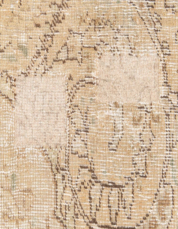 Detail image of  6' 9 x 9' 5  Hand Knotted Ultra Vintage Persian Wool Rug