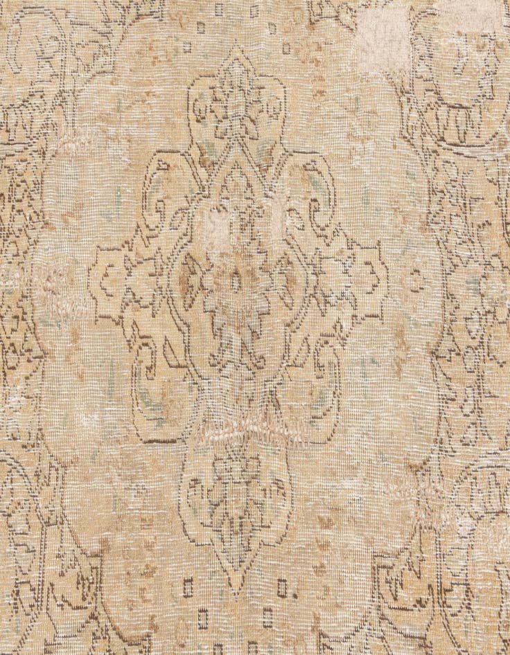 Detail image of  6' 9 x 9' 5  Hand Knotted Ultra Vintage Persian Wool Rug