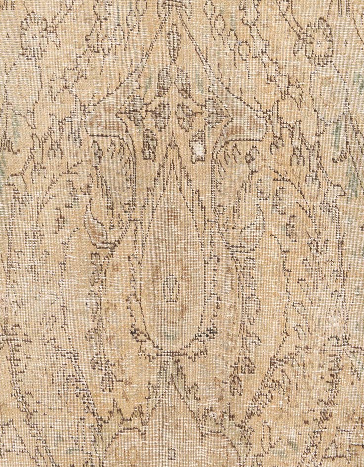 Detail image of  6' 9 x 9' 5  Hand Knotted Ultra Vintage Persian Wool Rug