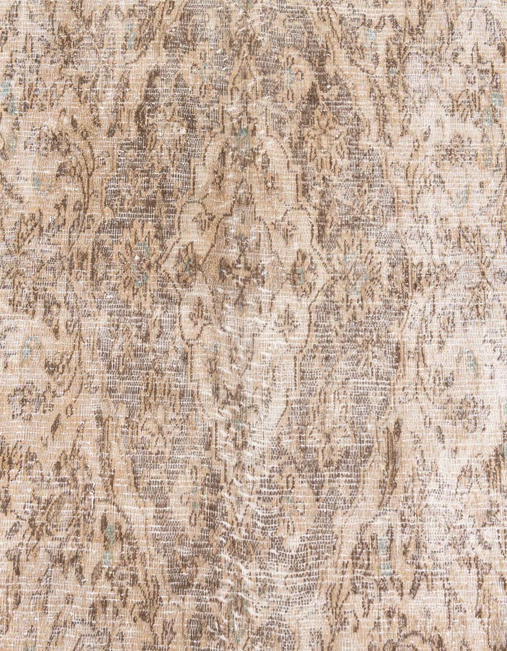 Detail image of  6' 5 x 9' 5  Hand Knotted Ultra Vintage Persian Wool Rug