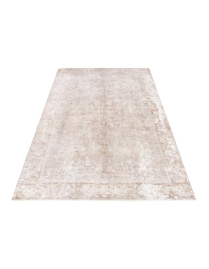 Detail image of  6' 4 x 9' 5  Hand Knotted Ultra Vintage Persian Wool Rug