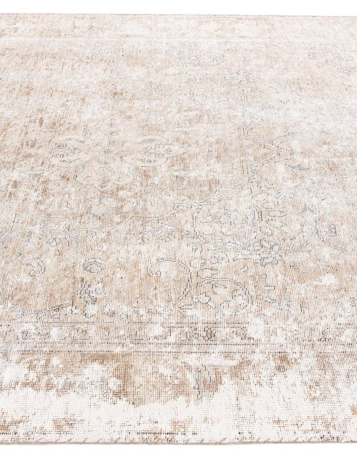 Detail image of  6' 4 x 9' 5  Hand Knotted Ultra Vintage Persian Wool Rug