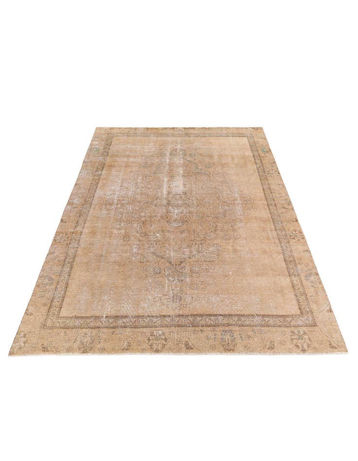 Detail image of  7' 2 x 10' 1  Hand Knotted Ultra Vintage Persian Wool Rug