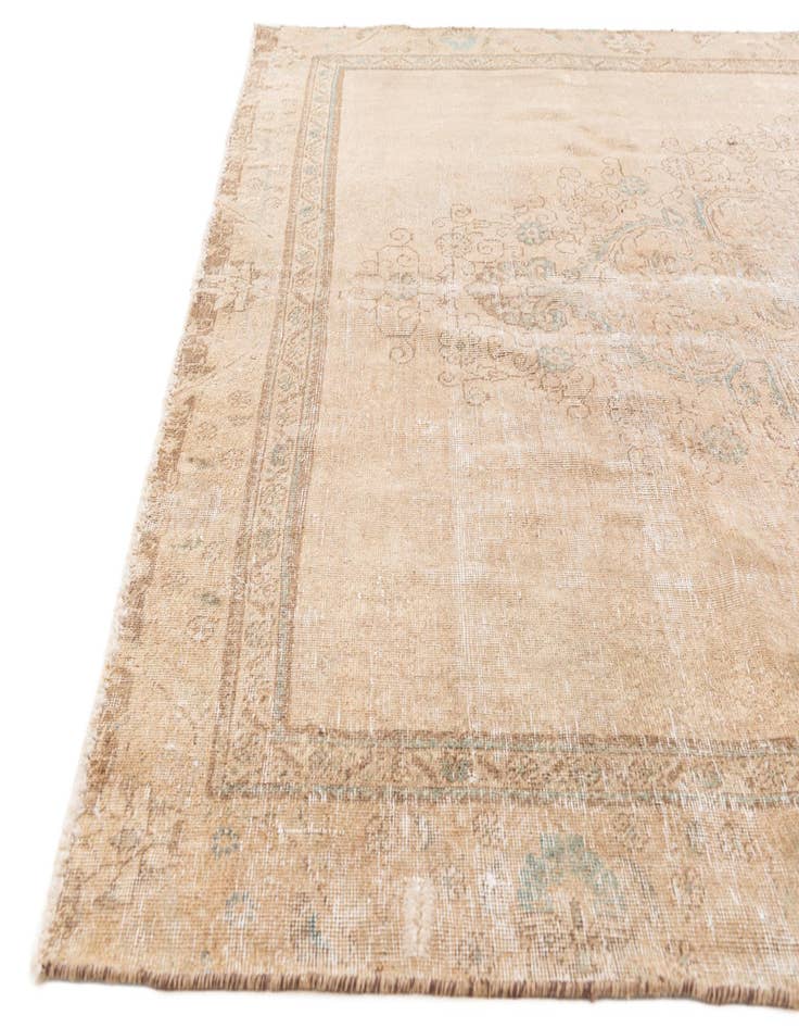 Detail image of  7' 2 x 10' 1  Hand Knotted Ultra Vintage Persian Wool Rug