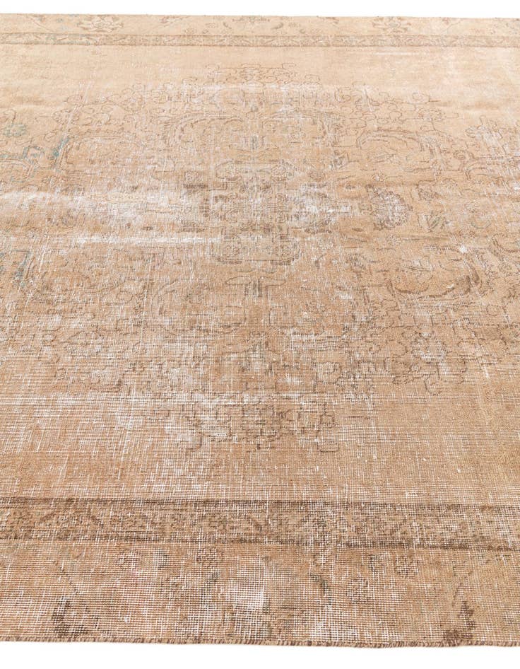 Detail image of  7' 2 x 10' 1  Hand Knotted Ultra Vintage Persian Wool Rug