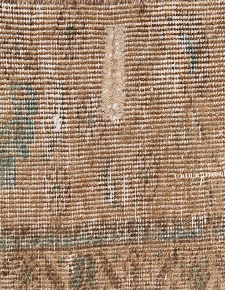 Detail image of  7' 2 x 10' 1  Hand Knotted Ultra Vintage Persian Wool Rug