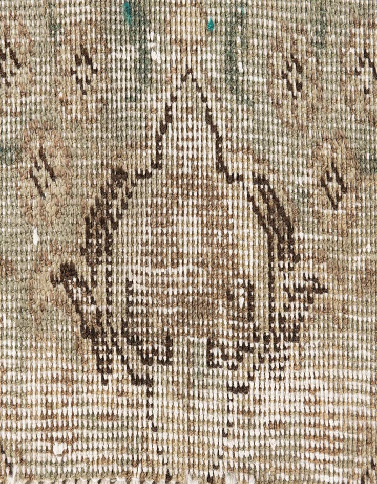 Detail image of  5' 9 x 8' 8  Hand Knotted Ultra Vintage Persian Wool Rug