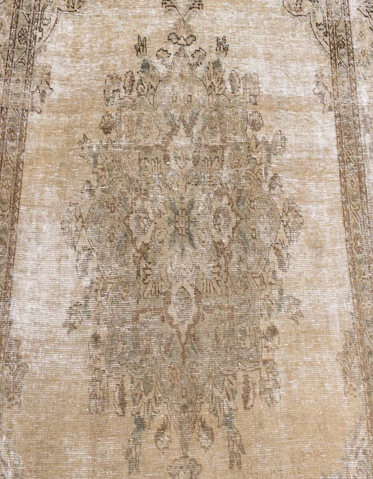 Detail image of  5' 9 x 8' 8  Hand Knotted Ultra Vintage Persian Wool Rug