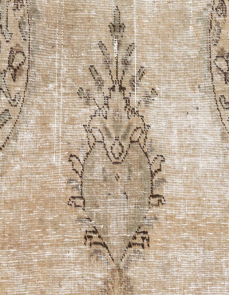 Detail image of  5' 9 x 8' 8  Hand Knotted Ultra Vintage Persian Wool Rug