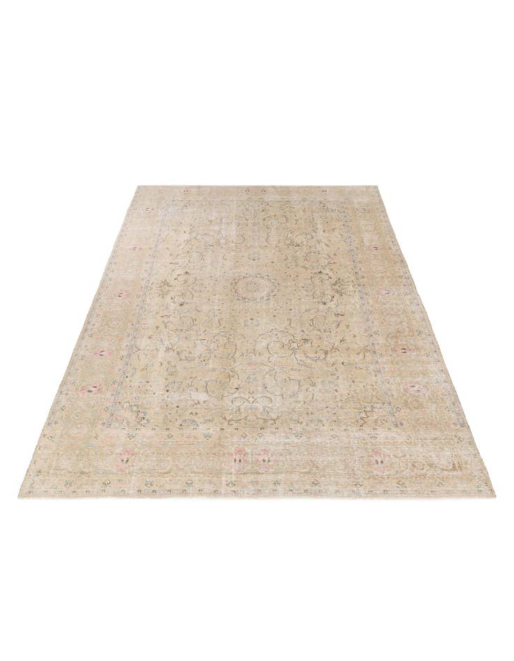 Detail image of  9' 3 x 12' 4  Hand Knotted Ultra Vintage Persian Wool Rug