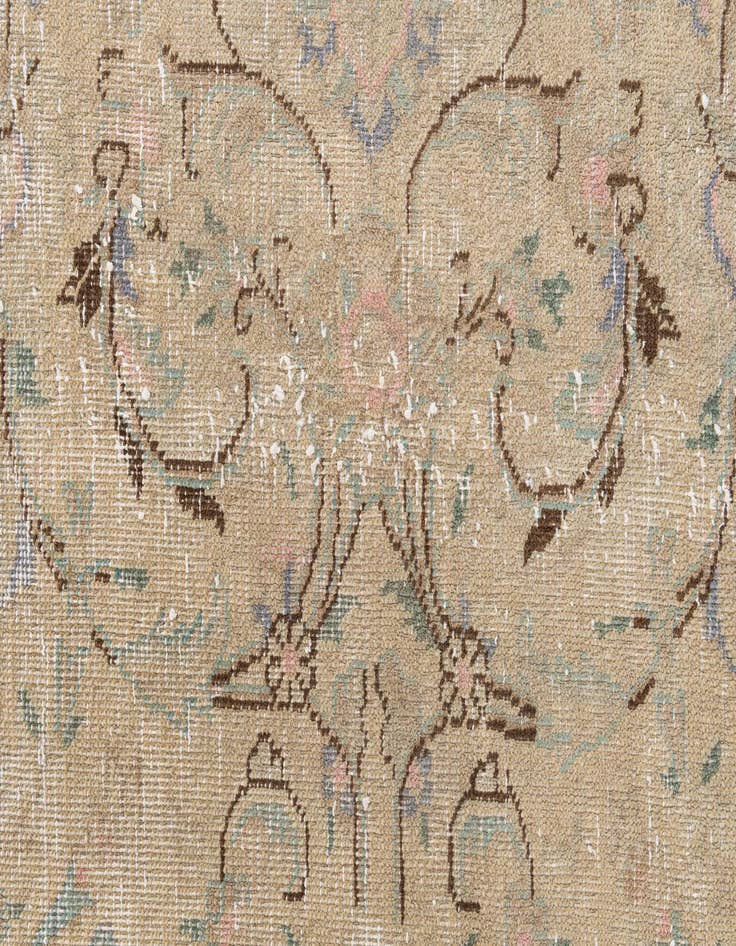 Detail image of  9' 3 x 12' 4  Hand Knotted Ultra Vintage Persian Wool Rug