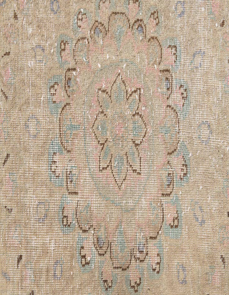 Detail image of  9' 3 x 12' 4  Hand Knotted Ultra Vintage Persian Wool Rug