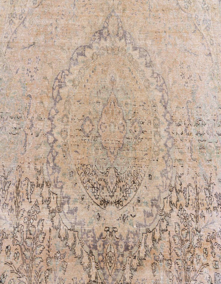 Detail image of  9' 8 x 12' 8  Hand Knotted Ultra Vintage Persian Wool Rug