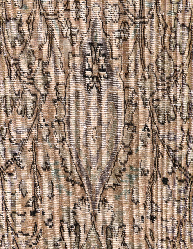 Detail image of  9' 8 x 12' 8  Hand Knotted Ultra Vintage Persian Wool Rug
