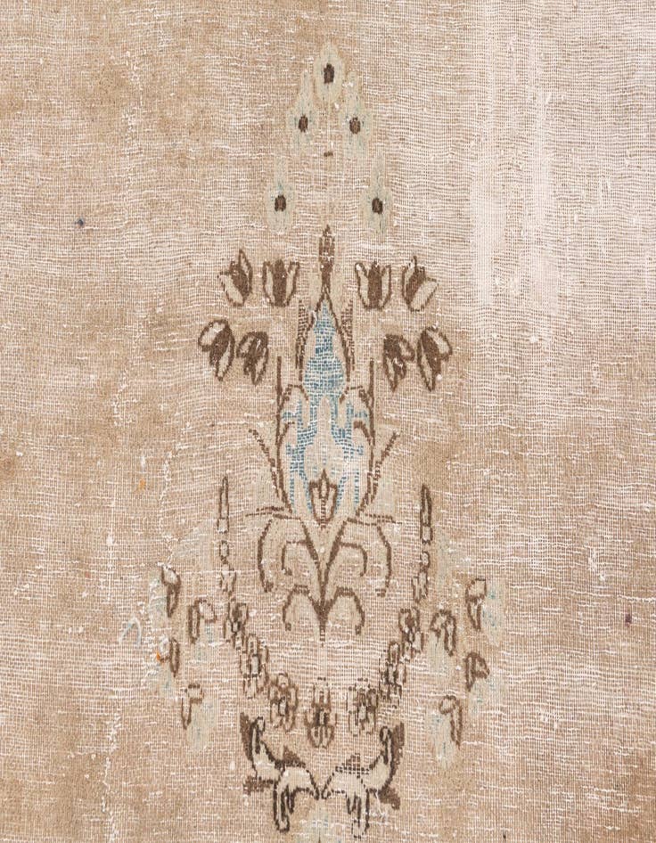 Detail image of  9' 8 x 13' 10  Hand Knotted Ultra Vintage Persian Wool Rug