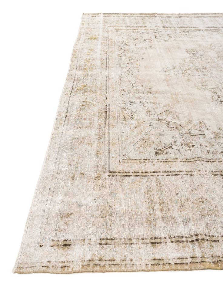 Detail image of  9' 10 x 12' 9  Hand Knotted Ultra Vintage Persian Wool Rug