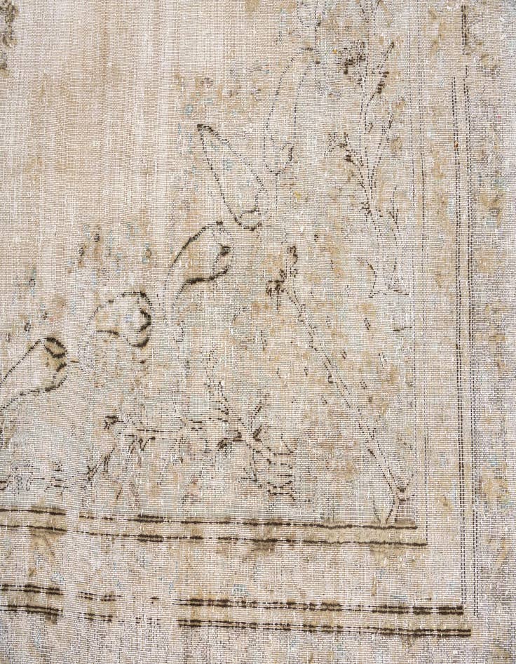 Detail image of  9' 10 x 12' 9  Hand Knotted Ultra Vintage Persian Wool Rug