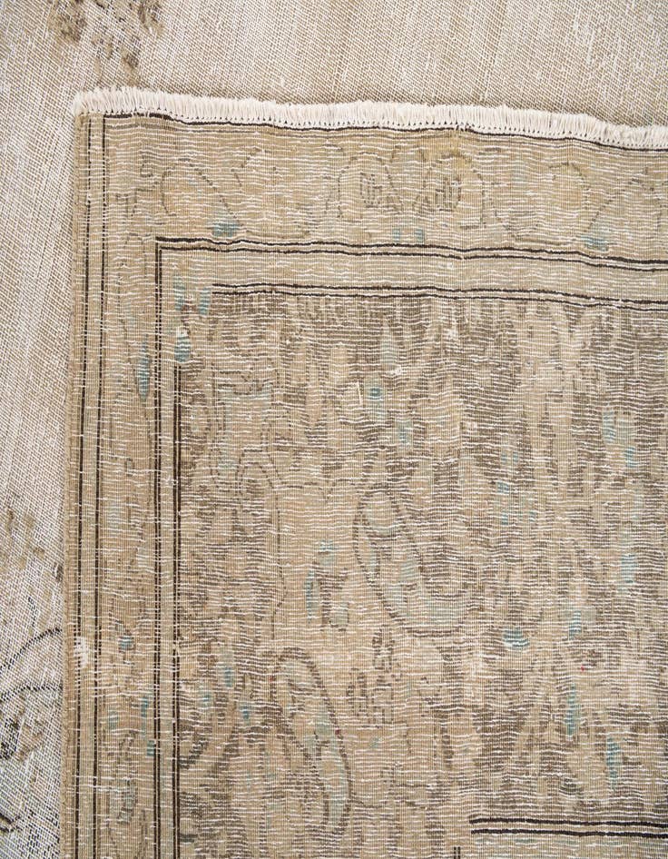 Detail image of  9' 10 x 12' 9  Hand Knotted Ultra Vintage Persian Wool Rug