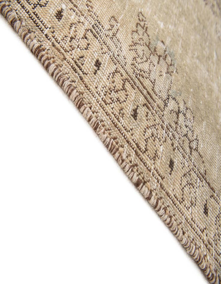 Detail image of  6' x 8' 7  Hand Knotted Ultra Vintage Persian Wool Rug