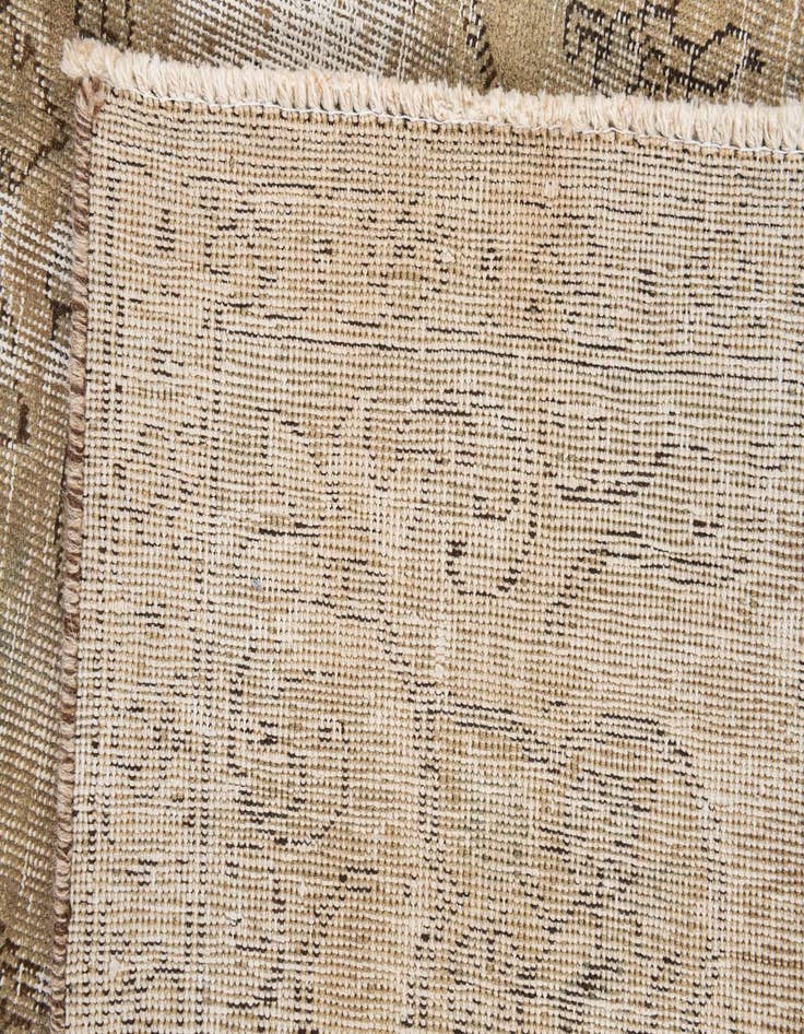 Detail image of  6' x 8' 7  Hand Knotted Ultra Vintage Persian Wool Rug