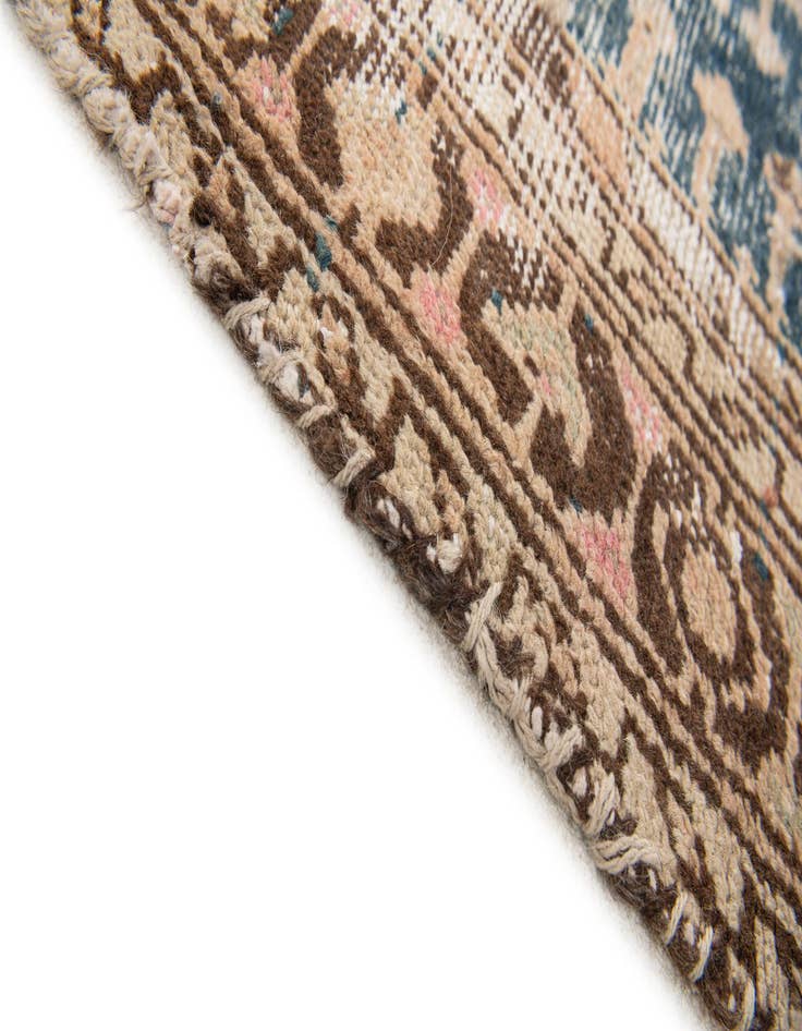 Detail image of  4' 4 x 7'  Hand Knotted Ultra Vintage Persian Wool Rug