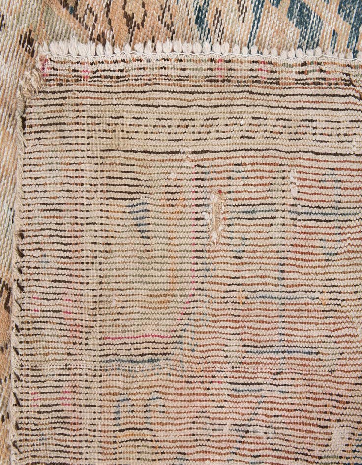 Detail image of  4' 4 x 7'  Hand Knotted Ultra Vintage Persian Wool Rug