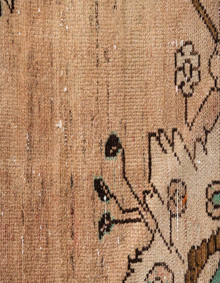 Detail image of  3' 2 x 4' 10  Hand Knotted Ultra Vintage Persian Wool Rug