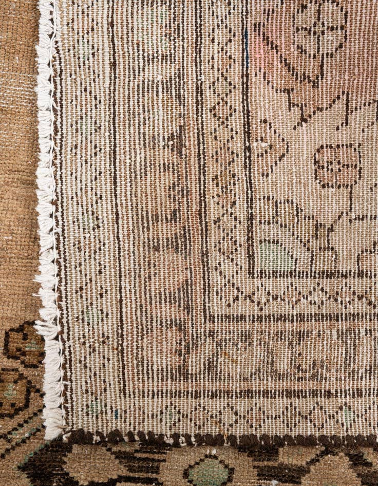 Detail image of  3' 2 x 4' 10  Hand Knotted Ultra Vintage Persian Wool Rug