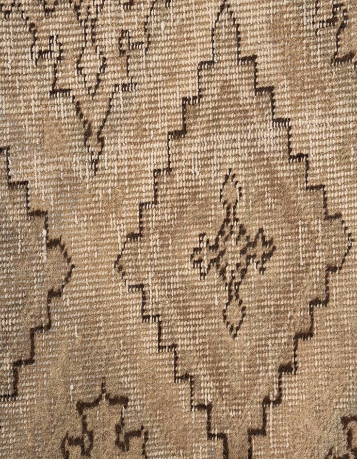 Detail image of  3' 3 x 4' 2  Hand Knotted Ultra Vintage Persian Wool Rug