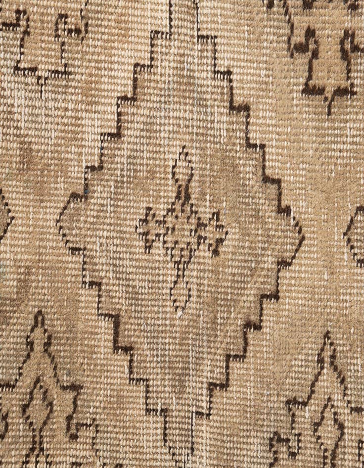 Detail image of  3' 3 x 4' 2  Hand Knotted Ultra Vintage Persian Wool Rug